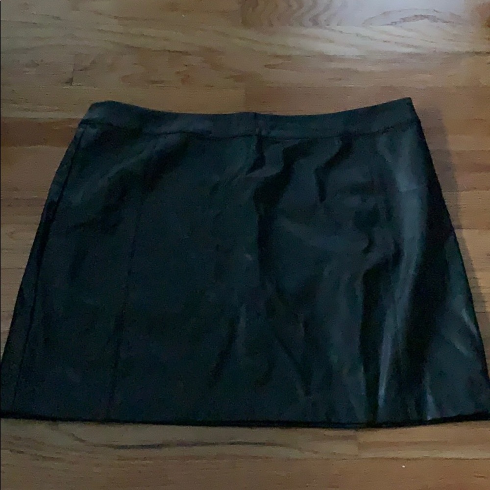 Oasis Vegan Leather Mini Skirt